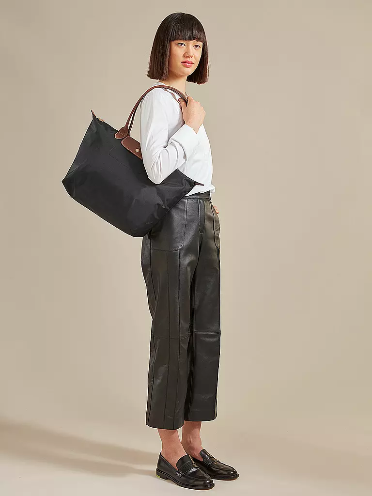 Longchamp large black tote bag sale